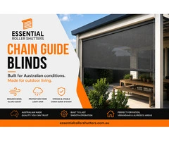 Chain Guide Blinds Australia | Essential Roller Shutters