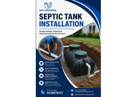 Professional Septic Tank Installation Services in Port Hedland