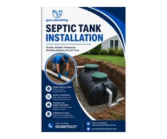 Professional Septic Tank Installation Services in Port Hedland