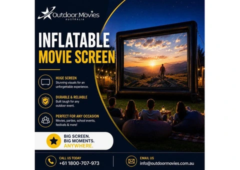 Inflatable Movie Screen Hire for Outdoor Events Across Sydney