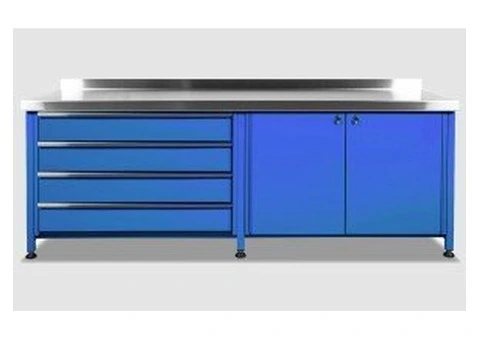 Improve Workplace Flexibility with a Stainless Steel Mobile Bench