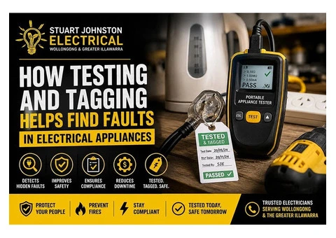 How Testing and Tagging Finds Faults in Electrical Appliances