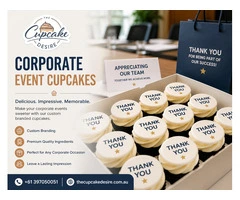 Corporate Event Cupcakes in Melbourne - The Cupcake Desire