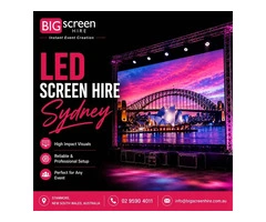 Reliable LED Screen Hire Sydney for Events of Every Size