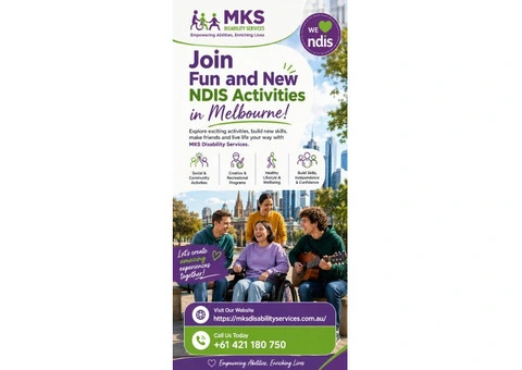 Join Fun and New NDIS Activities in Melbourne!