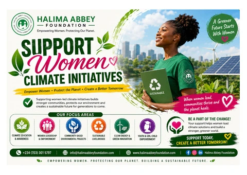 Support Women Climate Initiatives – Empower Women, Protect the Planet