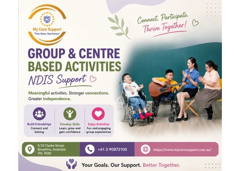 Group and Centre Based Activities Ndis