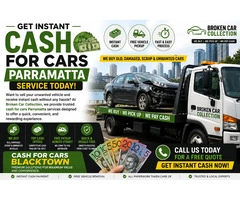 Get Instant Cash with Our Cash for Cars Parramatta Service Today
