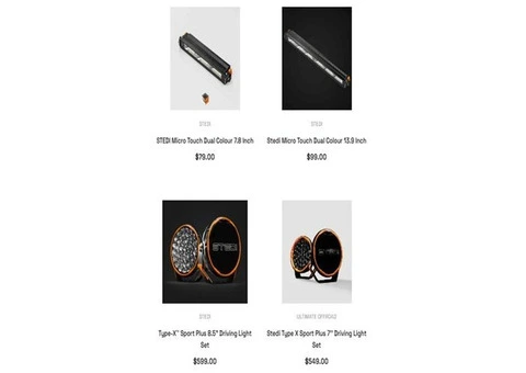 Shop Premium STEDI Light Bars & Spotlights in Australia