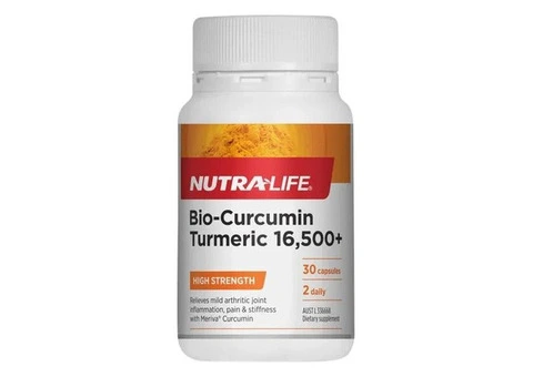 Buy Nutralife Bio-Curcumin Turmeric 16,500+ Australia | 30 & 60 capsules - 2/2