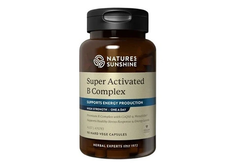 Buy Nature's Sunshine Super Activated B Complex 90 Capsules Australia