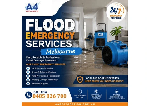 Flood Emergency Response Services In Melbourne