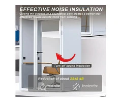 Enterprise Ventilated Sound Booths - Office Study Pod with Sockets