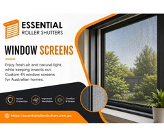 Keep Insects Out with Custom Window Screens Adelaide
