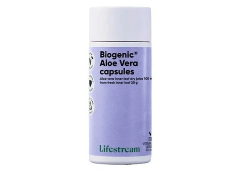 Buy Lifestream Biogenic Aloe Vera Capsules Australia | 60 & 120 Capsules