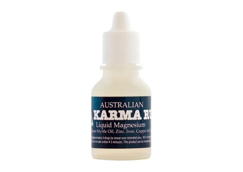Buy Karma Rub Natural Liquid Magnesium Australia | 15ml, 45ml, 100ml, 250ml & 1L