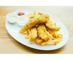 Fresh, Crispy Gluten Free Fish and Chips in Corio