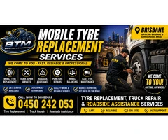 Professional Mobile Tyre Replacement Services Onsite