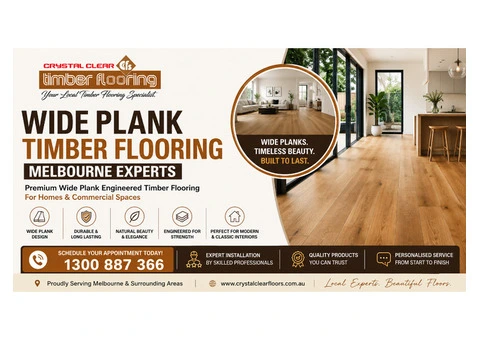 Wide Plank Timber Flooring Melbourne Experts