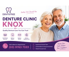 Professional Denture Services in Knox & Rowville