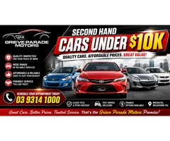 Second Hand Cars Under $10K in Melbourne – Quality Deals