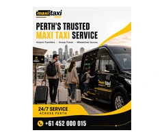 Maxi Taxi Perth | 24/7 Airport Transfers, NDIS & Wheelchair Accessible Taxi Service