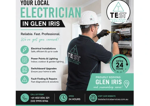 Looking for a trusted electrician in Glen Iris?