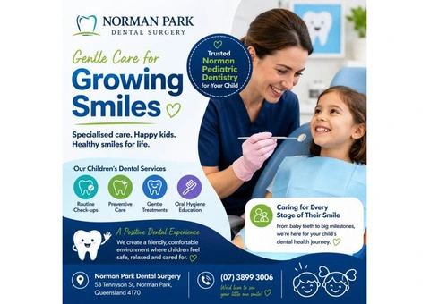 Trusted Children's Dental Care at Norman Park Dental Surgery