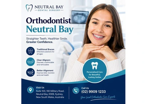 Trusted Orthodontist in Neutral Bay for Straighter, Healthier Smiles