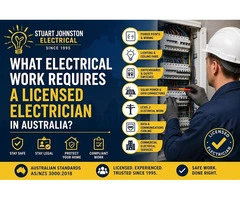What Electrical Work Requires a Licensed Electrician in Australia