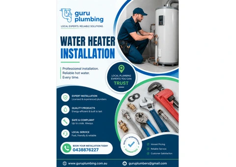 Water Heater Installation Services for Homes and Businesses