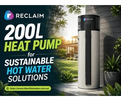 Reclaim 200L Heat Pump for Sustainable Hot Water Solutions