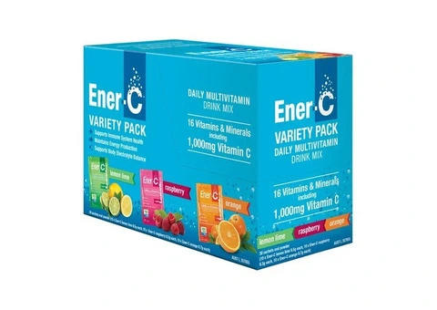 Ener-C Vitamin C Oral Powder 1000 mg Drink Mix Variety Pack