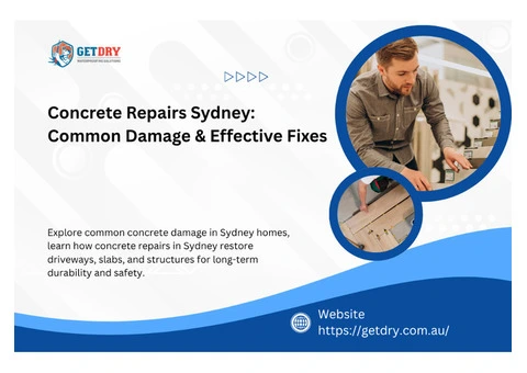 Concrete Repairs Sydney: Common Damage & Effective Fixes