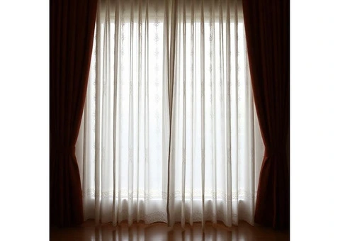 Elegant interior styling with premium light-filtering drapes