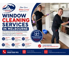 Window Cleaning Services in Melbourne | Clean House