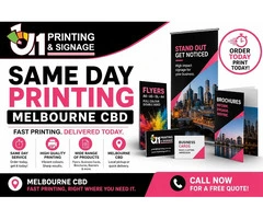 Same Day Printing Melbourne CBD | Fast & Reliable Printing Services | A1 Printing & Signage