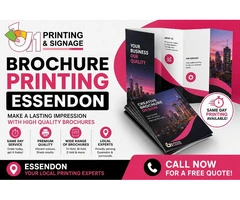 Brochure Printing Essendon | Custom Business Brochures | A1 Printing & Signage