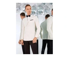 White Tuxedo and Dinner Jacket Made to Fit You Perfectly 