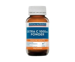 Buy Ethical Nutrients Extra C Powder Orange 1000mg 100g Australia