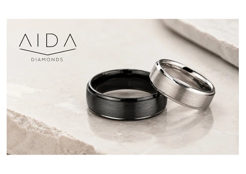 Premium Men’s Wedding Bands by Aida Diamonds – Shop Now