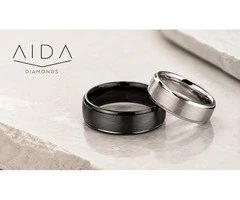 Premium Men’s Wedding Bands by Aida Diamonds – Shop Now