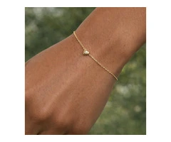 Blooming Heart Bracelet in 9K & 14K Gold