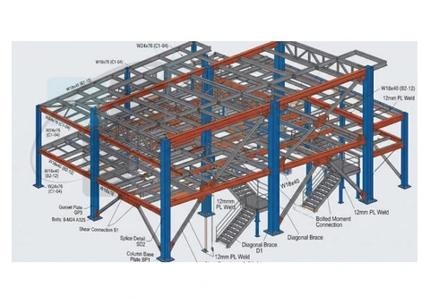 Structural Steel Detailing Services for Engineering Excellence