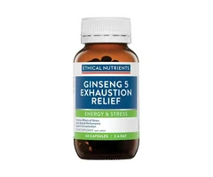 Buy Ethical Nutrients Ginseng 5 Exhaustion Relief 60 Caps Australia