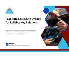 Fast Auto Locksmith Sydney for Reliable Key Solutions