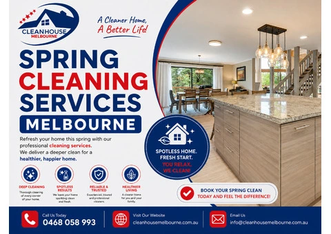 Top Spring Cleaning Services Melbourne | Clean House Melbourne
