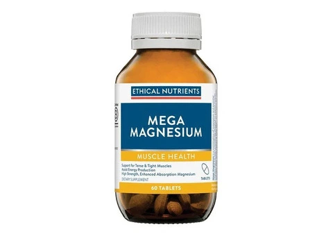 Buy Ethical Nutrients Mega Magnesium Tablets Australia | 60, 120 & 240 Tablets