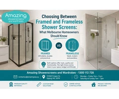 Amazing Shower Screens and Wardrobes – Custom Glass & Storage Solutions for Modern Homes