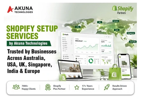 All you need to know about shopify setup services by Akuna Technologies